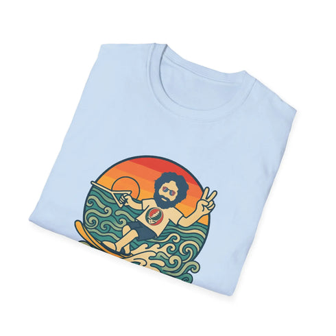 Grateful Dead - Jerry's Ridin' The Wake Life is dead. T-Shirt - StealieShop